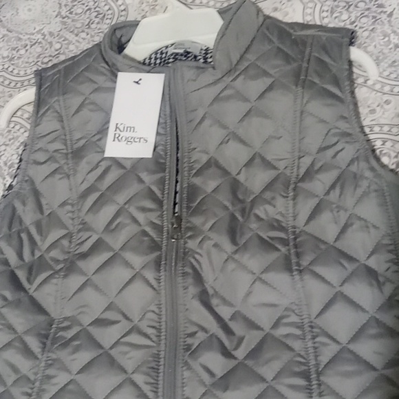 NWT Kim Rogers quilted vest - Picture 5 of 16
